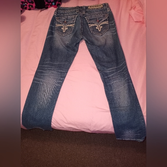 Rock revival bling skinny jeans size 26 - Picture 3 of 5